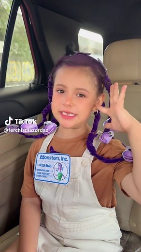 Peinado loco #peinadoloco #monstersinc #celia | Monsters Inc