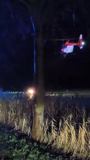 #brandenburg #einsatz #hubschrauber 🚁 im Anflug von #unfall Ort (29.12.25) #landstraße