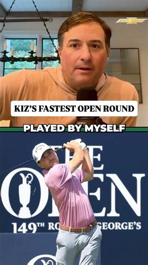 The hilarious story behind Kiz’s FASTEST Open Championship round ever 💀 ‪@Chevrolet‬ #Ad