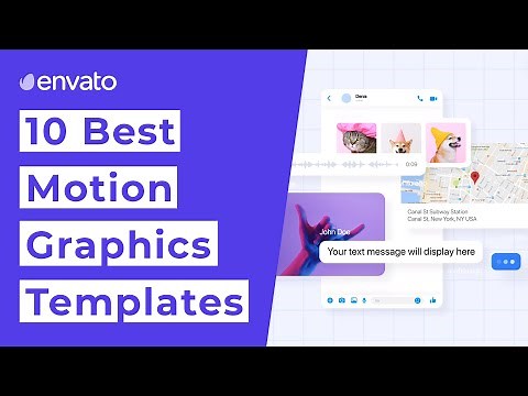 10 Best Motion Graphics Templates [2021]