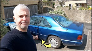 I found more rust on my Mercedes 300CE