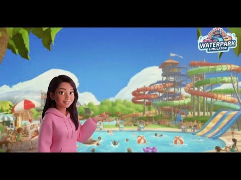 Expanding my Waterpark today ✨(Day 2)| Waterpark Simulator #dazZler_Plays