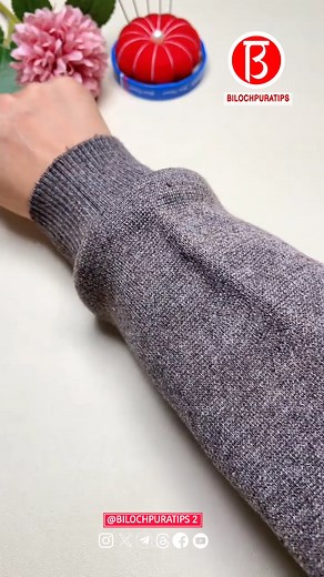 949K views · 6.4K reactions | Change sleeve length at home Slow Version Full Video Tutorial Episode 188 Follow My Page Facebook : Bilochpuratips 2 Diy . . . . . . #bilochpuratips2diy #bilochpuratips #needlework #sewing #fblifestyle #reels . | Bilochpuratips 2 Diy | Facebook