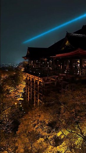 京都清水寺 夜のライトアップ🌃 📍清水寺 | Kiyomizu-dera #清水寺 #夜景 #京都 #kyoto #japan