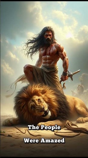 “He Killed a Lion with His Bare Hands! The Untold Power of Samson”