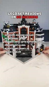 LEGO Set Review: Arkham Asylum (76300)
