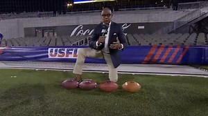 Take a look at how the USFL ball compares to other game balls from around the football world 🏈 | UFL on FOX