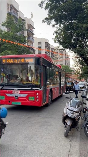 Mumbai Best Bus AC PMI Bus Route A-266