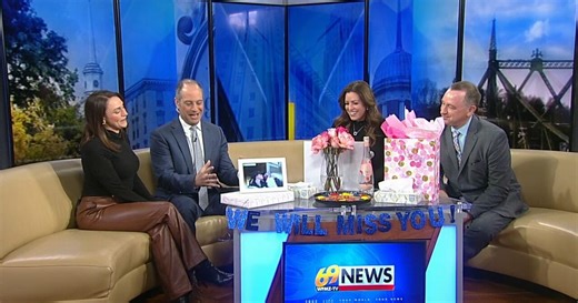 69 News pays tribute to longtime anchor Melanie Falcon during last show