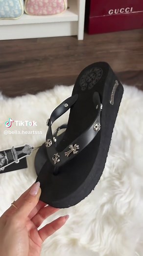 Chrome Hearts Wedge Flip Flop Sandals Overview