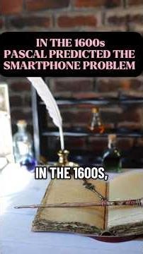 A Philosopher Predicted Smartphone Addiction 350 Years Ago.👇