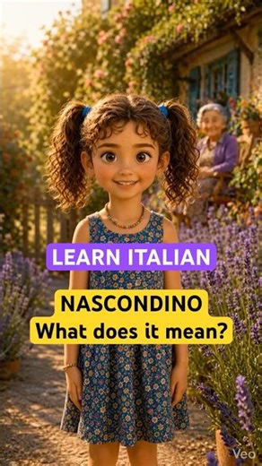 Cosa vuol dire - NASCONDINO - Learn Italian Words #learningitalian #italianforbeginners