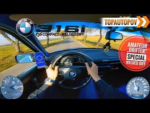 BMW 316i E36 Compact (75kW) |64| 4K TEST DRIVE POV – SOUND, ACCELERATION & DRIFTING?!🔸TopAutoPOV
