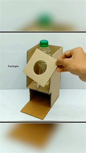 Science Project DIY Water Dispenser Machine || How to make water dispenser from cardboard #shorts