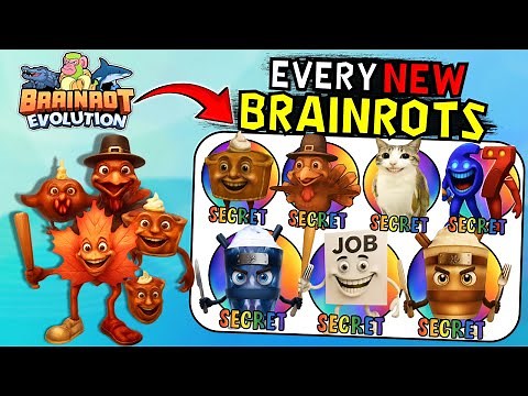 Brainrot Evolution LIVE! Update 31 + Thankful Event + Secret Hunt Begins! 🔥Roblox!