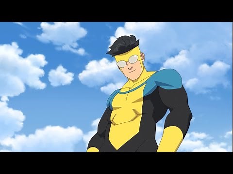 Invincible | Mark has a mental breakdown while flying (S02E08)
