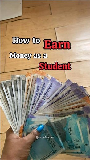 How to Earn Money as a student💸👩🏻‍🎓| Top 5 ways✅ #moneytips #teenager #sidehustle #studentlife #vlog