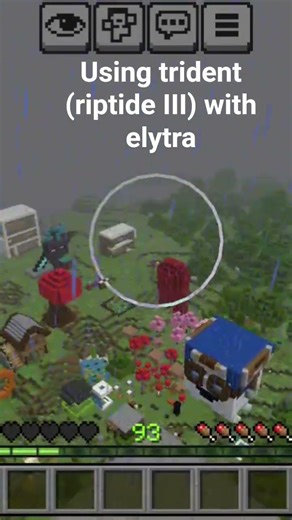 using trident (riptide III) with elytra is work