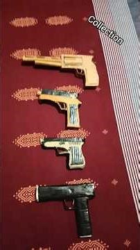 My cardboard and paper gun collection#2hollis#poster boys#short#yt