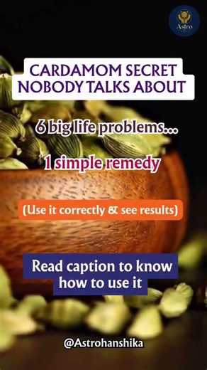Cardamom Remedy for Multiple Life Problems 🌿✨ | Simple Kitchen Hack