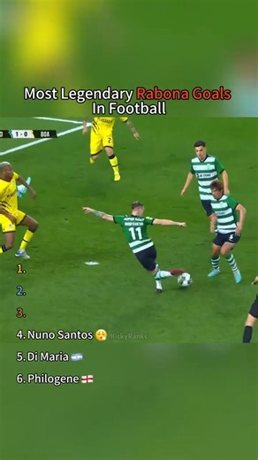 Most Legendary Rabona Goals In Football