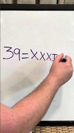 How to Write 39 in Roman Numerals