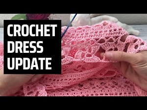 Crochet dress update, making mistakes, new yarn 🧶🤦🏻‍♀️