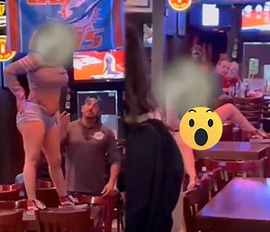 No Way She Just Did That: Shorty Was At The Bar Getting That Nut Off By Any Means Necessary... A Whole Freak!