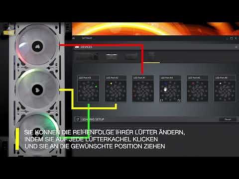 HOW-TO: Reihenfolge der Lüfter in iCUE ändern