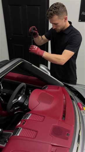 Cleanest Spec Porsche 981 Spyder in for a new windshield!