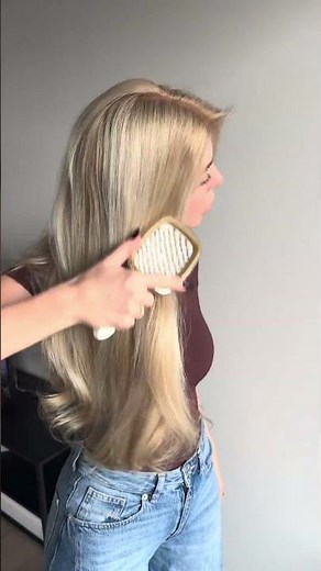 Healthy, thick blonde is real✨ #asmr #blonde