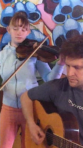 Tuggerman's Jig by Don Messer Violin and Guitar Cover "B" Section Short