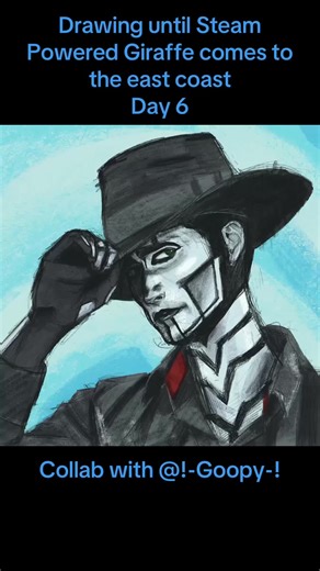 Please ignore the math homework in the beginning. I didn’t have scratch paper. @!-Goopy-! @Steam Powered Giraffe #steampoweredgiraffe #art #fyp #thespinespg #fanart