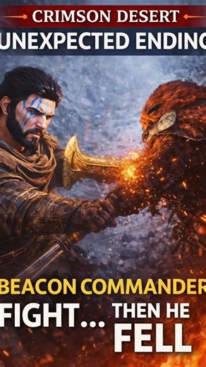 Crimson Desert Beacon Commander Unexpected Ending 🤯 #crimsondesertguide