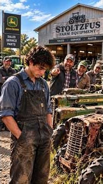 Vintage Tractor Salvage: Rebuilding 50 Classic Farm Workhorses #shorts
