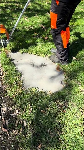 Testing out the brand new ALL PRO battery-powered line trimmer and blower
