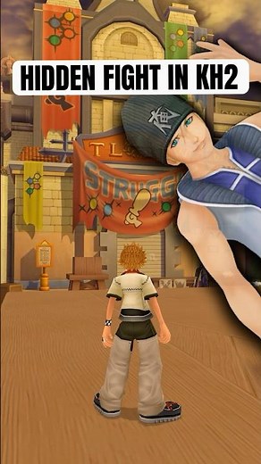 KH2 Hidden Fight in Twilight Town #kingdomhearts