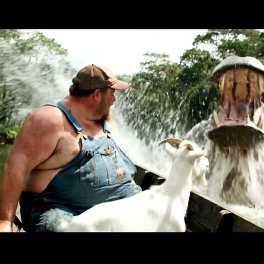 Graphic Hippo Attacks Crawfish Champ Otis Whitmore! #hippo