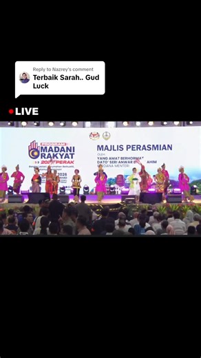 Replying to @Nazrey masha Allah Tabarakallah. Alhamdulillah selesai sudah tugas kami mengacarakan majlis perasmian Program MADANI Rakyat 2026 Perak #ProgramMADANIRakyat2026 #PMR2026 #pengacaramajlis #peneranganperak #emcee