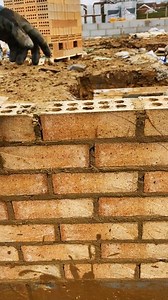 120.How To Lay Bricks tricks For Beginners Using a line cutting🧱🧱🧱🧱#brickhouse #bricks | Bricklayer