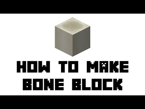 Minecraft Survival: How to Make Bone Block