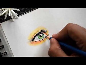 How to draw a realistic eye drawing | step by step | RealTime