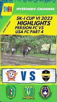 Highlights - PERSION FC VS USA FC PART 4 #tournament #ski6rjcup2023 #football
