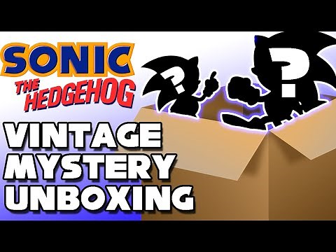 Unboxing A Bunch of VERY RARE Vintage Sonic Goodies