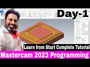 Mastercam 2023| Mastercam Programming | How to Start Mastercam tutorial