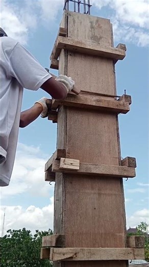 installation of formwork tie rods