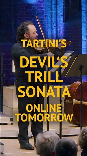 Tartini's DEVIL'S TRILL Sonata tomorrow! 🎵❤️ #violin #orchestra #concert #baroque #classicalmusic