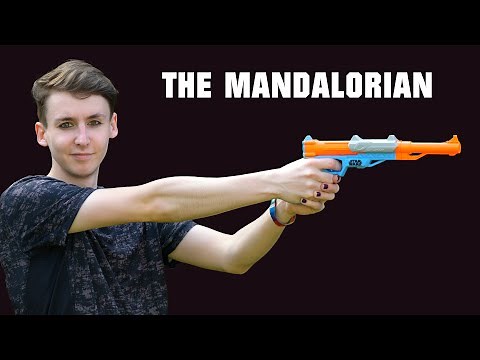 Nerf Mandalorian Blaster - Unboxing, Review & Test | MagicBiber [deutsch]
