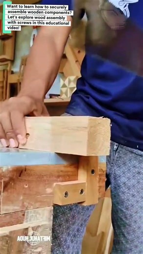 Wood Assembly with Screws - Full Educational Guide | Woodworking Fastening