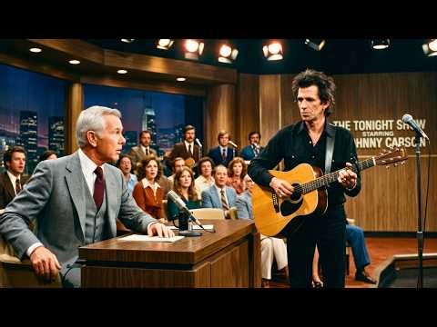 Keith Richards heard Carson's joke from backstage — grabbed a guitar — Carson apologized on live TV